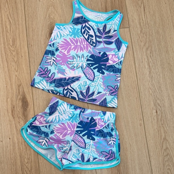 Floral Tank and Pj Set - Picture 1 of 3